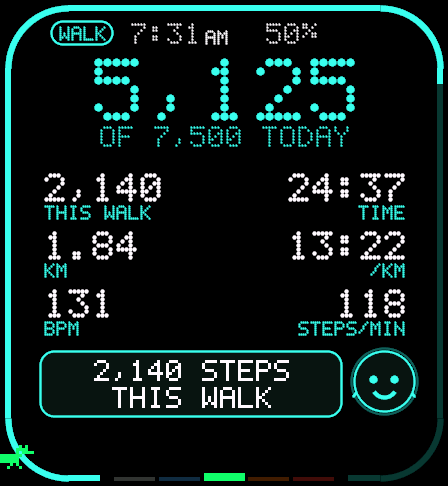 A zone animal crosses as your heart rate changes zone (Pro, Venu X1).