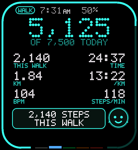 WISPWARE – Paces shown on a Venu X1